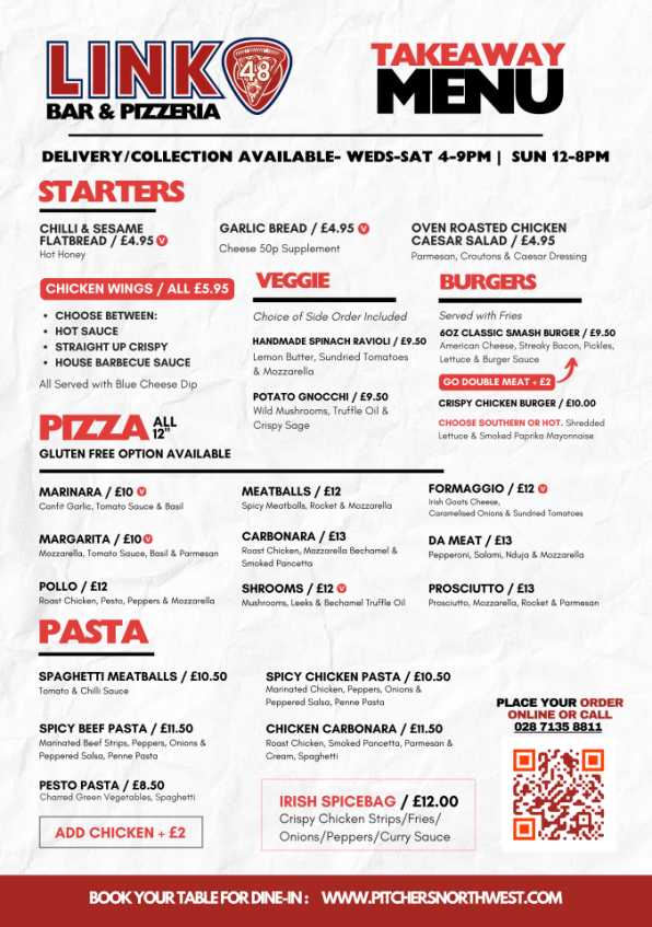 restaurant menu